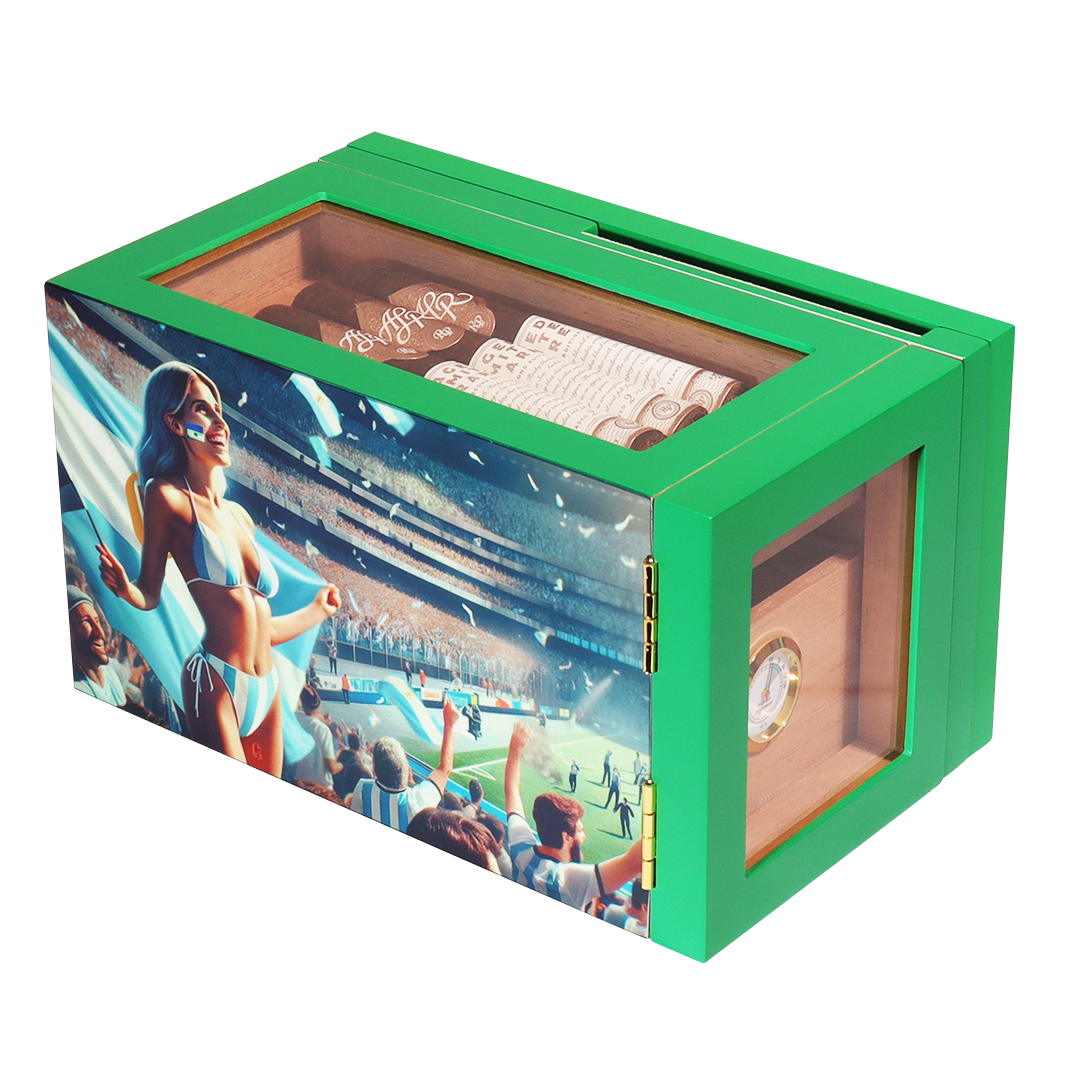Detachable cigar box Green