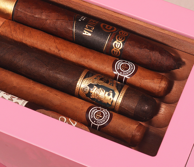 Detachable cigar box Pink