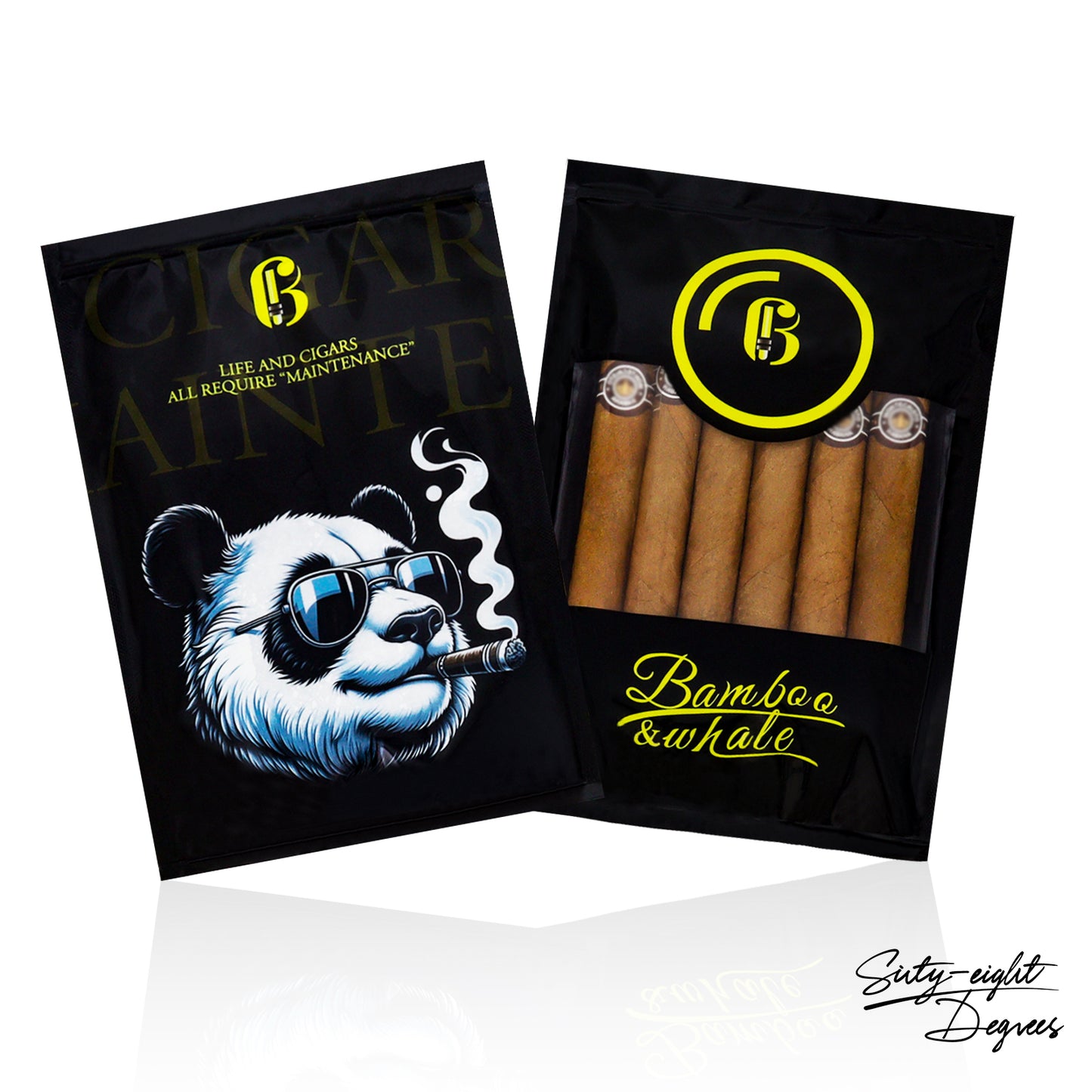 Cigar Humidifier Bags Black