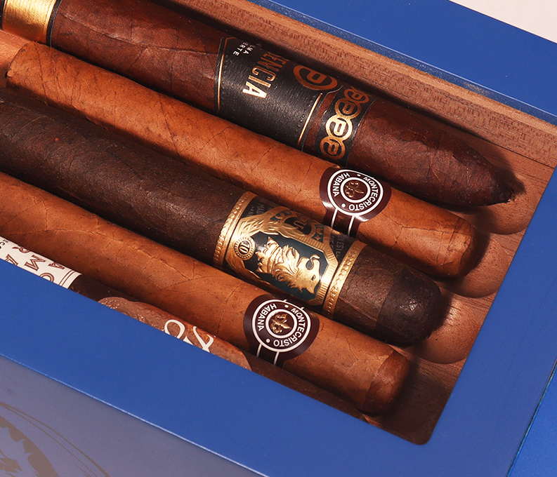 Detachable cigar box Blue