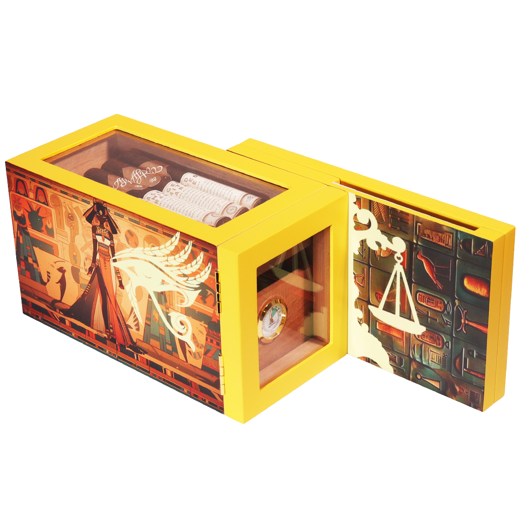 Detachable cigar box Yellow