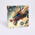 Disposable foldable ashtray Blue