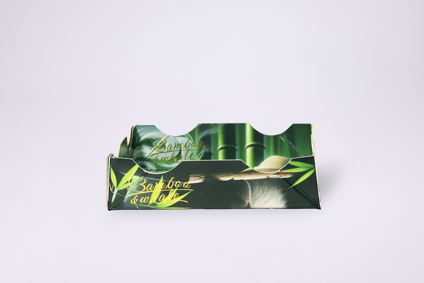 Disposable foldable ashtray Green